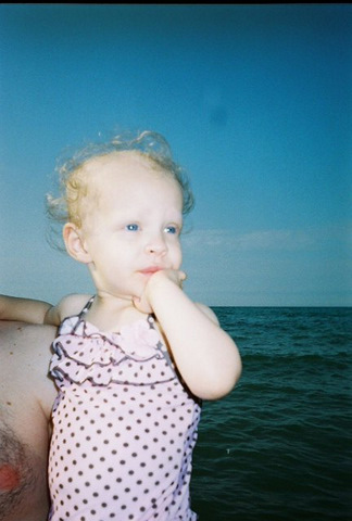 Donna at Lake Michigan