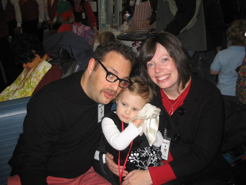 Family at North Pole