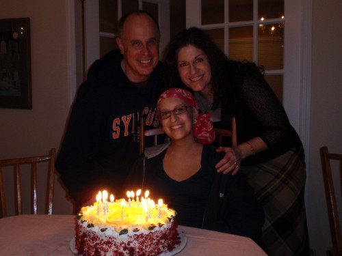 Kyla Rae with Mom and Dad