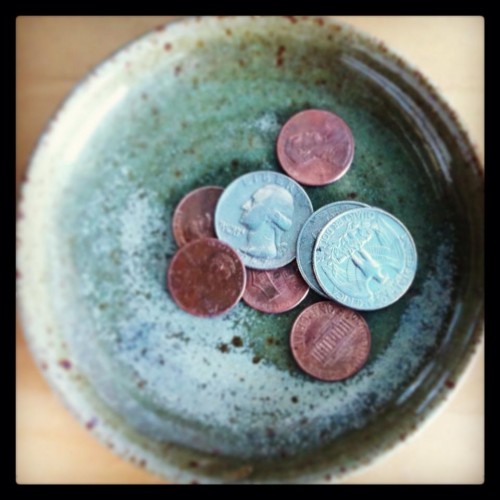 "I wonder what my cash will buy me, Mommy?!"