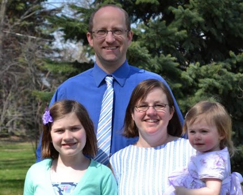 Erin and her family.