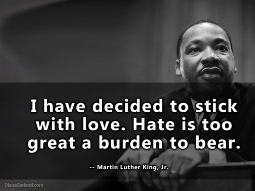 Seriously, just Googling "Martin Luther King, Jr. Quotes" under images will give you a huge window into how singular this man and his mission was and must continue to be.