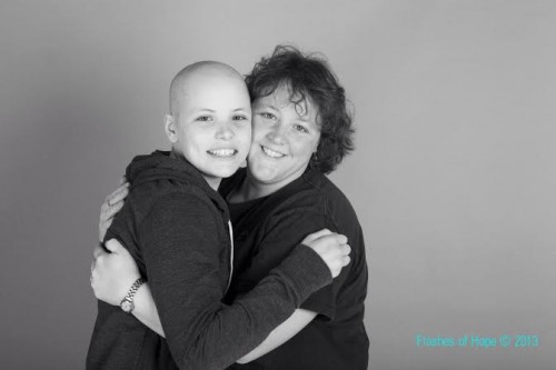 Maggie and Mom, Moira.  Photo courtesy of Flashes of Hope, Catharine Morris photographer.