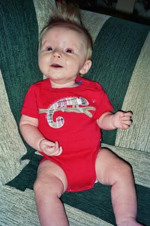 Theo, one week prior to diagnosis.