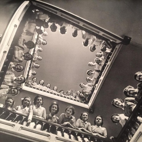 Oodles of nurses, staring and stairing at me.  I loved the composition of this photo.