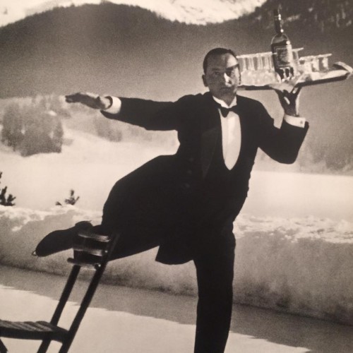 One of my most lasting memories from this book, in image that will forever inform true glamour for me, is this photo of the ice skating waiter.  In 1930s St. Moritz, Switzerland.  