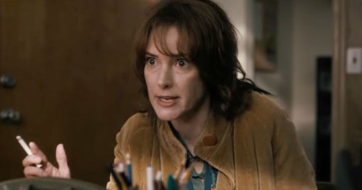 Winona as frazzled single mom of missing child.  