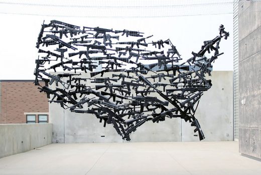 Art installation done by Michael Murphy at the Urban Institute for Contemporary Art in Grand Rapids, Michigan.